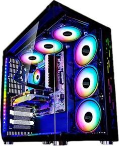 Корпус Lamptron OceanView PC Case Black (Front &amp; Side Panel Full Transparency), черный