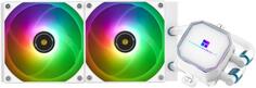 Система жидкостного охлаждения Thermalright Frozen Prism 240 White ARGB, радиатор 240 мм, 1850 об/мин, 27 дБА, PWM, белый, ARGB подсветка