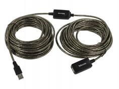 Кабель USB2.0-repeater, удлинительный активный &lt;Am--&gt;Af&gt; 15м, Telecom &lt;TUS7049-15M&gt;
