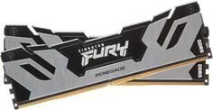Оперативная память для компьютера 32Gb (2x16Gb) PC5-51200 6400MHz DDR5 DIMM Unbuffered CL32 Kingston FURY Renegade Silver
