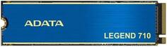 Твердотельный накопитель SSD M.2 256 Gb A-Data Legend 710 Read 2100Mb/s Write 1000Mb/s 3D NAND ALEG-710-256GCS Adata