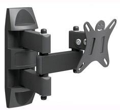 Кронштейн Holder LCDS-5039 металлик для ТВ 10-26 +15° поворот 350° (до 25кг) LCDS-5039 METALLIC