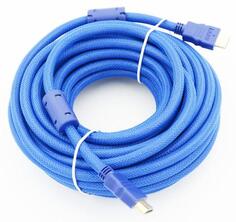 Кабель HDMI 10м Gembird 794274 круглый синий