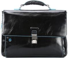 Портфель Piquadro Blue Square кожа черный CA3111B2/N