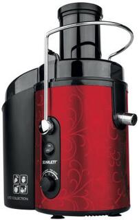 Соковыжималка Scarlett SC-JE50S26 1500 Вт пластик красный чёрный