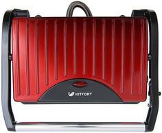 Сэндвичница KITFORT Panini Maker KT-1609 красный чёрный