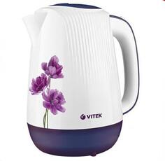 Чайник Vitek VT-7061 MC 2200 Вт белый с рисунком 1.7 л пластик