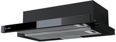 Вытяжка встраиваемая Lex Hubble G 2M 600 черный управление: кнопочное (1 мотор)