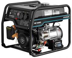 HYUNDAI [HHY 3020FE] Генератор бензиновый { Запуск ручной/электро, 3,1 кВт/ nom 2,8кВт, 230В/50Гц, IC210, 4-х такт, 7,0 л.с., 208 см3, Вес 49 кг }