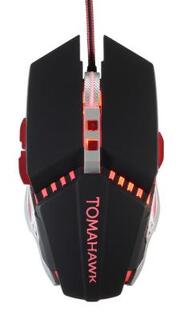 Мышь проводная Oklick Tomahawk 999G чёрный USB