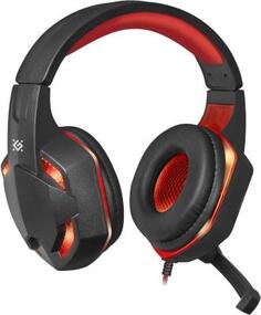 Defender Warhead G-370 черный+красный, кабель 2 м [64037]