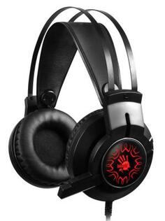Игровая гарнитура проводная A4TECH J437 черный