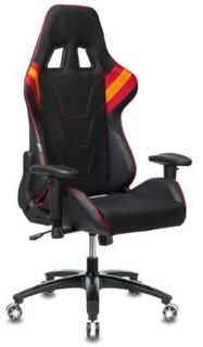 Кресло игровое Бюрократ VIKING 4 AERO RED две подушки черный/красный искусст.кожа/ткань
