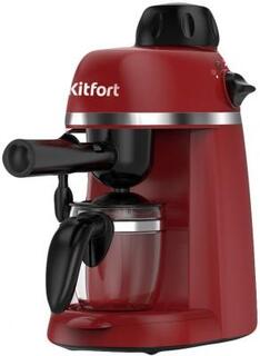 Кофеварка капельная Kitfort КТ-760-1 800Вт красный/черный