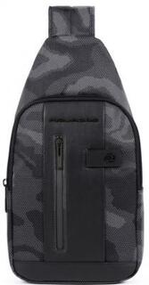 Рюкзак Piquadro Brief2 CA4536BR2/CAMOREFN черный камуфляж нейлон