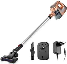 Пылесос вертикальный беспроводной BRAYER BR4261, потребляемая мощность 135 Вт, контейнер 1 л, золото