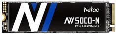 Твердотельный накопитель SSD M.2 1 Tb Netac NV5000-N Read 4800Mb/s Write 4600Mb/s 3D NAND TLC NT01NV5000N-1T0-E4X