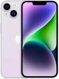Смартфон Apple A2882 iPhone 14 128Gb 6Gb фиолетовый моноблок 3G 4G 6.1 1170x2532 iOS 16 12Mpix 802.11 a/b/g/n/ac/ax NFC GPS GSM900/1800 GSM1900 Touch