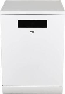 Посудомоечная машина Beko DEN48522W, полноразмерная, напольная, 60см, загрузка 15 комплектов, белая