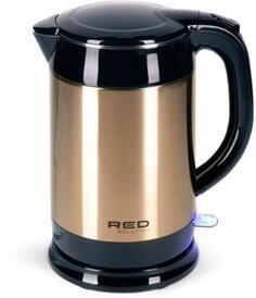 Чайник электрический Red Solution RK-M1582 1800 Вт золотистый 1.7 л нержавеющая сталь