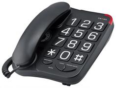 Телефон проводной Texet TX-201 черный