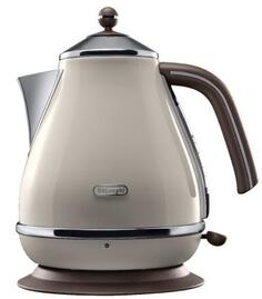 Чайник электрический DeLonghi KBOV2001.BG 2000 Вт бежевый 1.7 л металл Delonghi