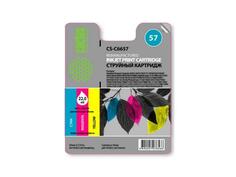 Картридж Cactus CS-C6657 для HP DeskJet 450/5145/5150/5151/5550 многоцветный 650стр