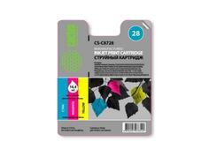 Картридж Cactus CS-C8728 для HP DeskJet 3320/3325/3420/3425/3520/3535/3550 многоцветный 450стр