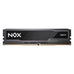 Оперативная память для компьютера 8Gb (1x8Gb) PC4-25600 3200MHz DDR4 DIMM CL18 Apacer NOX Black AH4U08G36C25YMBAA-1