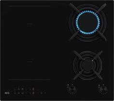 Газовая варочная поверхность AEG HDB64623NB черный
