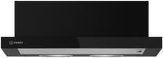 Вытяжка встраиваемая Indesit INT 62HR BL черный управление: механическое (1 мотор)