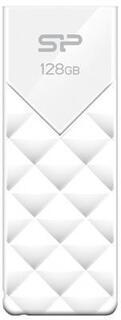 Флешка 128Gb Silicon Power Blaze B03 USB 3.2 белый SP128GBUF3B03V1W