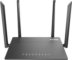 Роутер беспроводной D-Link DIR-822/RU/R4A AC1200 10/100BASE-TX черный