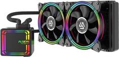 H280 TDP 200W (при T воздуха 45 С)Universal Platfrom PWM Single 5colors+ LED 140mm*2 {6} Alseye