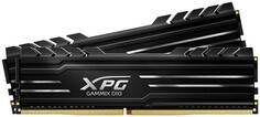 Оперативная память для компьютера 32Gb (2x16Gb) PC4-25600 3200MHz DDR4 DIMM CL16 ADATA XPG GAMMIX D10 Black Gaming Memory AX4U320016G16A-DB10