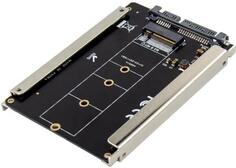 ORIENT C295S, Переходник NGFF (M.2) B-key SSD - SATA 2.5, тип 2230/2242/2260/2280, для подключения SSD M.2 SATA в отсек HDD 2.5 (30916)