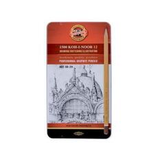 Карандаши чернографитные Koh-i-Noor Art 8B-2H 12 шт 17.5 см 1502/II 08PL 1502/II 08PL