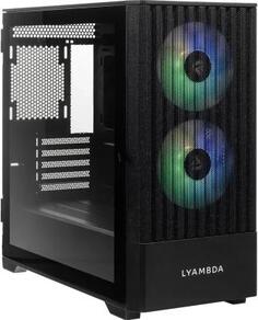 Корпус microATX Lyambda LGT-01 Без БП черный LGT-01