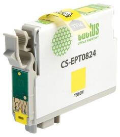Струйный картридж Cactus CS-EPT0824 желтый для Epson Stylus Photo R270/290/RX590 460стр.