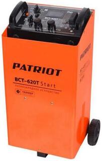 Устройство пуско-зарядное PATRIOT BCT-620T Start 220В±15% 3300Вт 12/24В з/п90/550А 50-1000А/ч 25кг Патриот