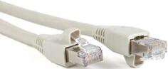 Патч-корд FTP 6а категории Hyperline PC-LPM-STP-RJ45-RJ45-C6a-5M-LSZH-GY 5м серый
