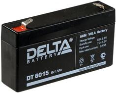 Delta DT 6015 (1,5 А\\\\ч, 6В) свинцово- кислотный аккумулятор Дельта