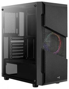 Корпус ATX Aerocool Menace Saturn FRGB V1 Без БП чёрный (MENACE FRGB-G-BK-V1)
