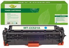 Картридж MyToner, аналог HP CF531A/205A синий 0.9k с чипом