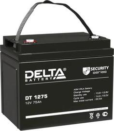 Аккумуляторная батарея Delta DT 1275 напряжение 12В, емкость 75Ач (259х169х213mm) Дельта
