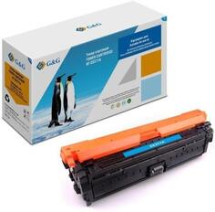 Картридж G&amp;G, аналог HP CE271A/650A синий 15k с чипом GG