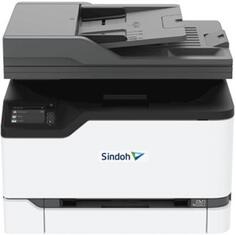 МФУ Sindoh C300 ЦВЕТ А4, принтер/копир/сканер/факс. 24 стр/мин,в комплекте старт.тонер-картриджи на 1500 отп. ч/б и цвет Катюша