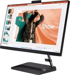Моноблок/ Lenovo IdeaCentre AIO 3 24IAP7 23.8(1920x1080 IPS)/Intel Core i5 12450H(2Ghz)/8192Mb/512SSDGb/noDVD/Int:Intel UHD Graphics/Cam/BT/WiFi/wa