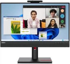 МОНИТОР 23.8 Lenovo ThinkVision TIO24 (Gen5) Black (IPS,1920x1080, 4ms, 3in1 connection w/ Tiny, DP, HDMI, USB Hub, Mic
