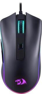 Redragon Проводная игровая мышь Cypher черн,RGB,6кн,12800dpi_5 Defender